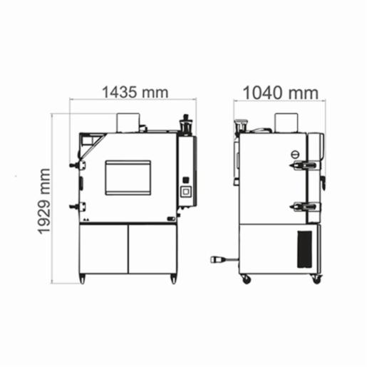 Binder Tủ kiểm tra pin (Tủ vi khí hậu) LITMK240-400V 9020-0402