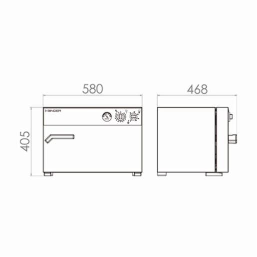 Binder Tủ sấy đối lưu tự nhiên E028-230V 9010-0001