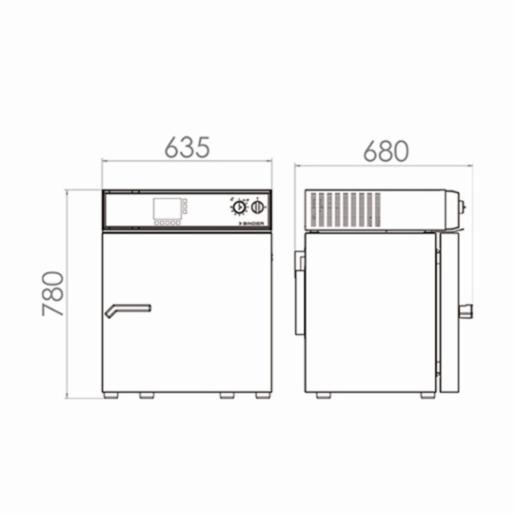 Binder Tủ sấy đối lưu cưỡng bức M053-230V 9010-0201