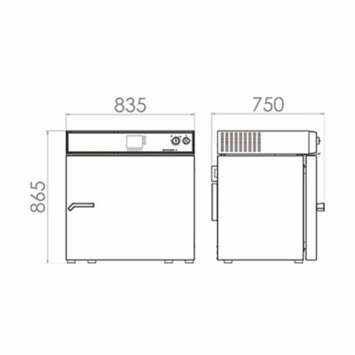 Binder Tủ sấy đối lưu cưỡng bức M115-230V 9010-0202