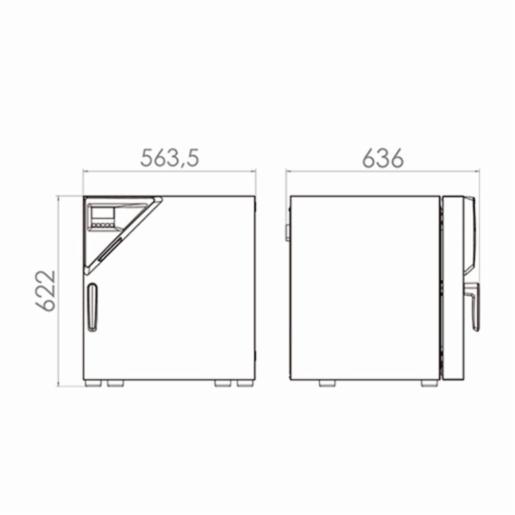 Binder Tủ sấy đối lưu cưỡng bức FED056-230V 9010-0295