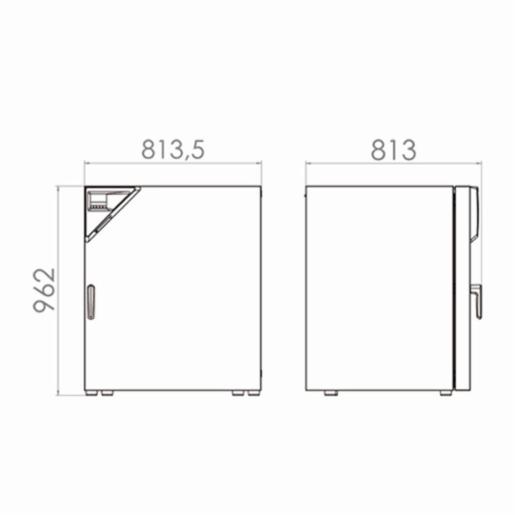 Binder Series FED Avantgarde.Line - Drying and heating chambers with forced convection and enhanced timer functions FED 260 240V 9010-0300