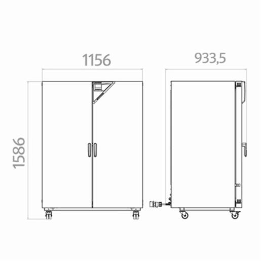 Binder Tủ sấy đối lưu cưỡng bức FED720-400V 9010-0301