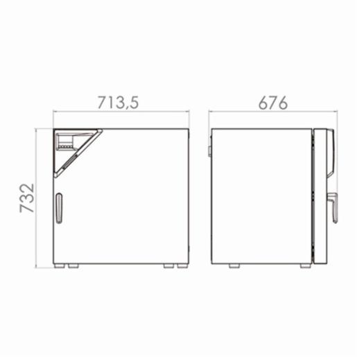 Binder Tủ sấy đối lưu cưỡng bức FD115-230V 9010-0305