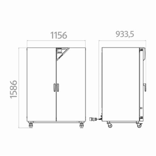 Binder Tủ sấy đối lưu cưỡng bức FD720-400V 9010-0311