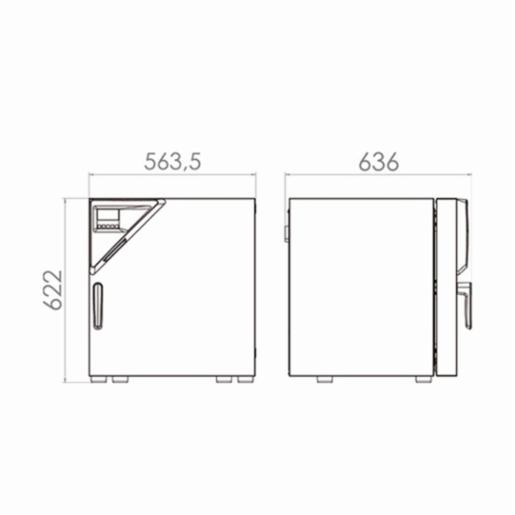 Binder Tủ ấm đối lưu cưỡng bức BF056-230V 9010-0313