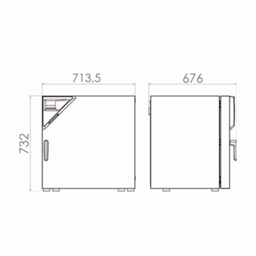 Binder Tủ ấm đối lưu cưỡng bức BF115-230V 9010-0315