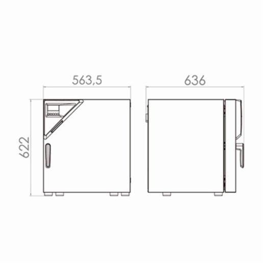 Binder Tủ ấm đối lưu tự nhiên BD056-230V 9010-0323