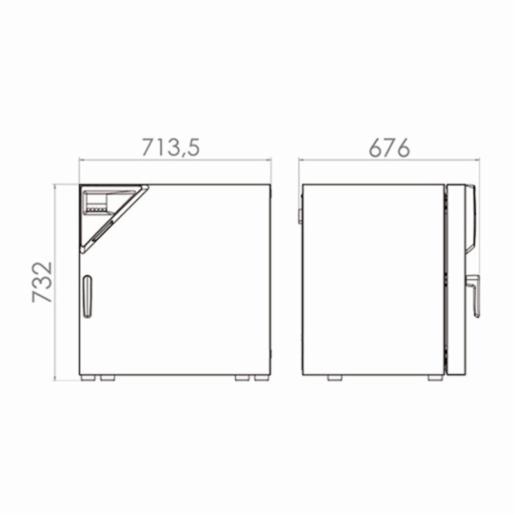 Binder Tủ ấm đối lưu tự nhiên BD115-230V 9010-0325