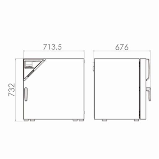 Binder Tủ sấy đối lưu tự nhiên ED115-230V 9010-0335