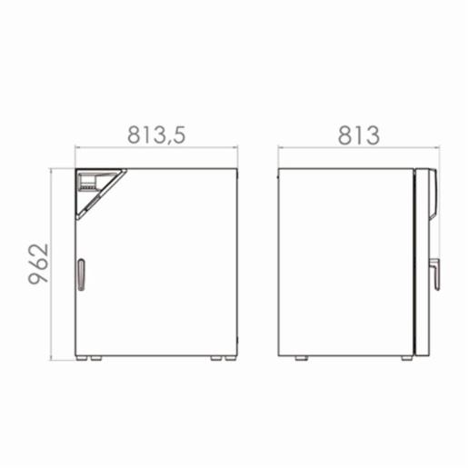 Binder Series ED Avantgarde.Line - Drying and heating chambers with natural convection ED 260 240V 9010-0340