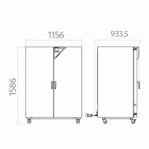 Binder Tủ sấy đối lưu tự nhiên ED720-400V 9010-0341