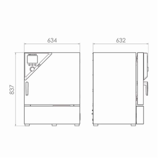 Binder Tủ ấm làm mát KB053-230V 9020-0199