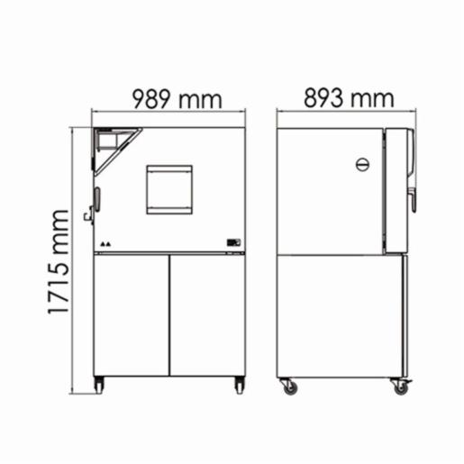 Binder Series MK - Dynamic climate chambers for rapid temperature changes MK 115 480V-C 9020-0303