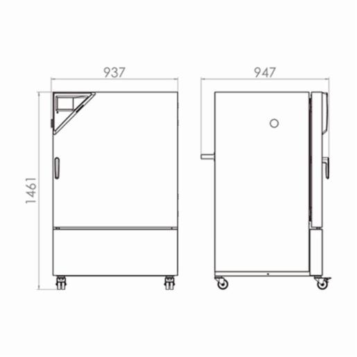 Binder Tủ vi khí hậu KBFLQC240-230V 9020-0332