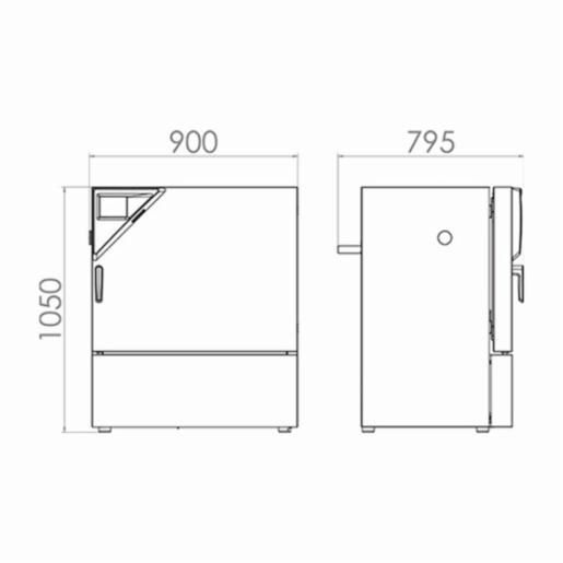 Binder Series KMF - Constant climate chambers with expanded temperature / humidity range KMF 115 240V 9020-0342