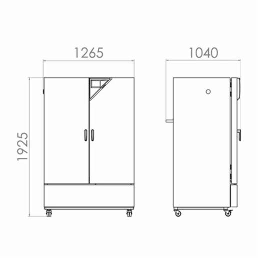 Binder Series KMF - Constant climate chambers with expanded temperature / humidity range KMF 720 240V 9020-0346