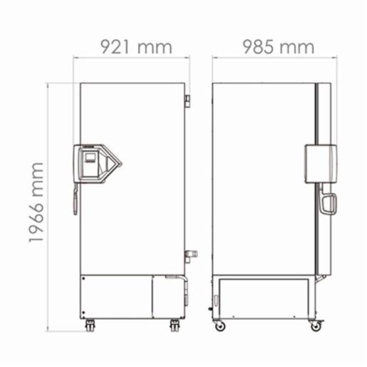 Binder Series UF V - Ultra low temperature freezers with climate-neutral refrigerants UF V 500