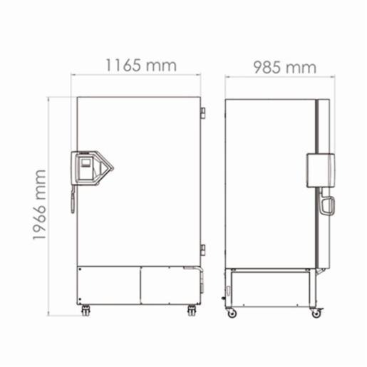 Binder Series UF V - Ultra low temperature freezers with climate-neutral refrigerants UF V 700 240V 9020-0354