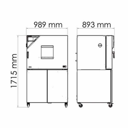 Binder Series MKF - Dynamic climate chambers for rapid temperature changes with humidity control MKF 115 480V-C 9020-0357