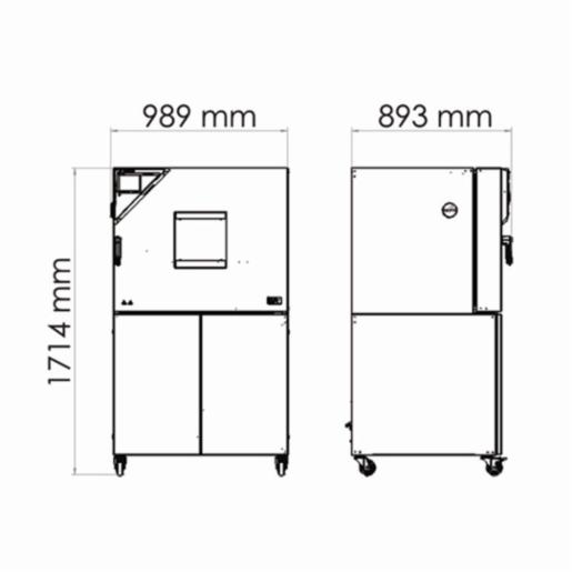 Binder Series MKT - Dynamic climate chambers for rapid temperature changes with extended low temperature range MKT 115 480V-C 9020-0363