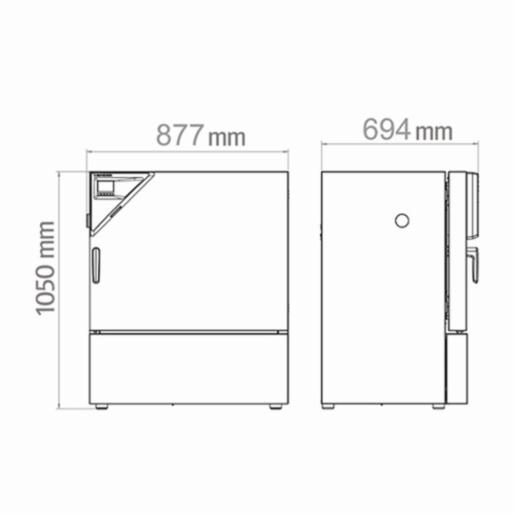 Binder Series KBF-S Solid.Line - Constant climate chambers with large temperature / humidity range KBF-S 115 240V 9020-0371