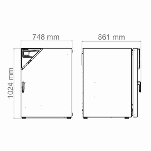 Binder Tủ ấm CO2 CBS260-230V 9640-0003