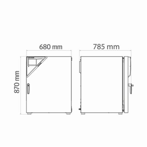 Binder Tủ ấm CO2 CBF170-230V 9640-0017