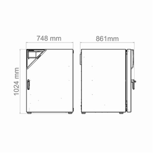 Binder Tủ ấm CO2 CBF260-230V 9640-0021