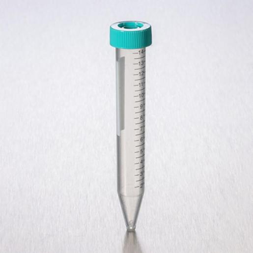 Corning® Gosselin - Ống ly tâm nhựa 15 mL, PP, chia vạch, nắp xanh, tiệt trùng, 25/gói, 500/thùng - TC15A-01