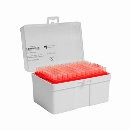 LABPRO QuickFit Pipette Tip 200uL, Non-Filter, Clear, Racked, Sterile, 4,800pcs/carton LPCP0064